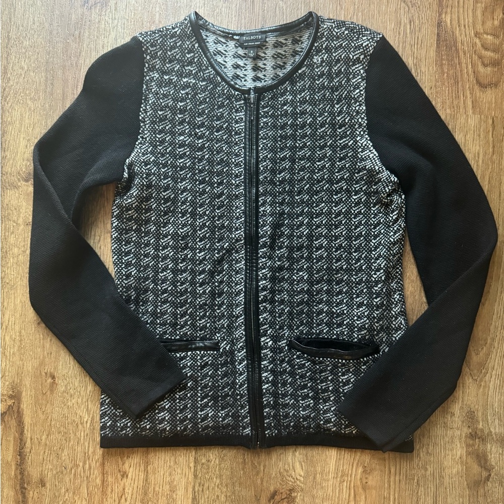 Talbots Merino Wool Cardigan